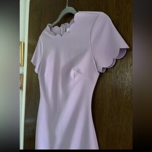 Likely Lilac Purple Scalloped Dress